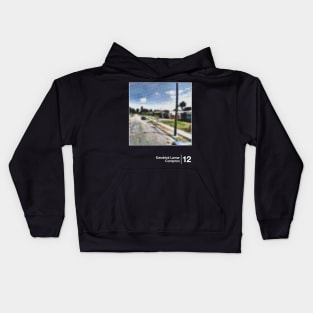 Kendrick Lamar - Compton / Minimal Graphic Artwork Design Kids Hoodie